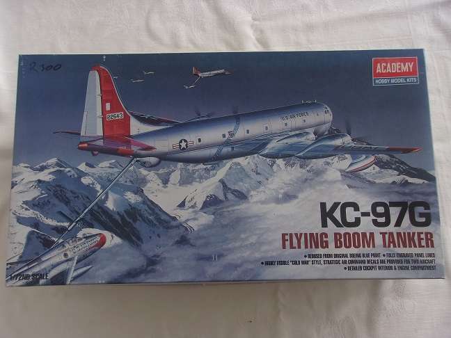 Academy 1:72 scale KC-97G Flying Boom Tanker kit - 1605
