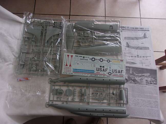 Academy 1:72 scale KC-97G Flying Boom Tanker kit - 1605