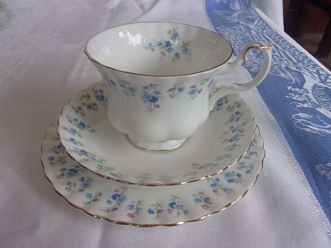Vintage Royal Albert "Memory Lane" tea trio