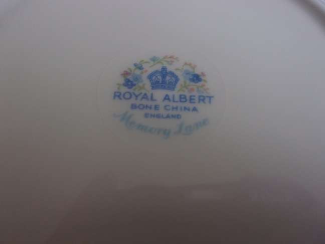 Vintage Royal Albert "Memory Lane" tea trio