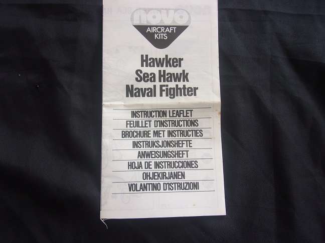 Nova 1:72 scale Hawker Sea Hawk & D.H. Vampire model plane kits for 1 bid