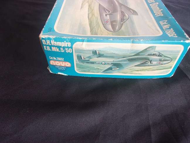 Nova 1:72 scale Hawker Sea Hawk & D.H. Vampire model plane kits for 1 bid