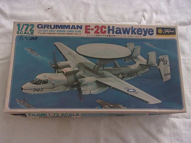 Italeri 1:72 scale Spitfire & Fujimi Grumman Hawkeye model plane kits for 1 bid