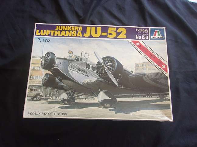 Italeri 1:72 scale Junkers Lufthansa & Hasegawa Delta Dart model plane kits for 1 bid