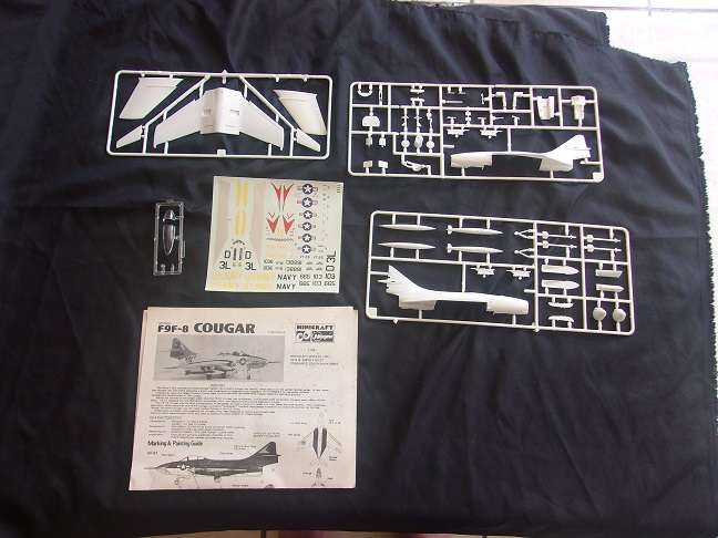 Italeri 1:72 Super Sabre & Hasegawa Couger model plane kits for 1 bid