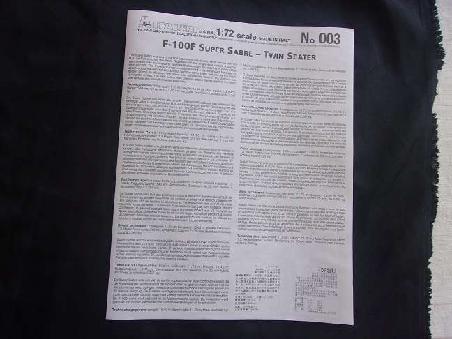 Italeri 1:72 Super Sabre & Hasegawa Couger model plane kits for 1 bid