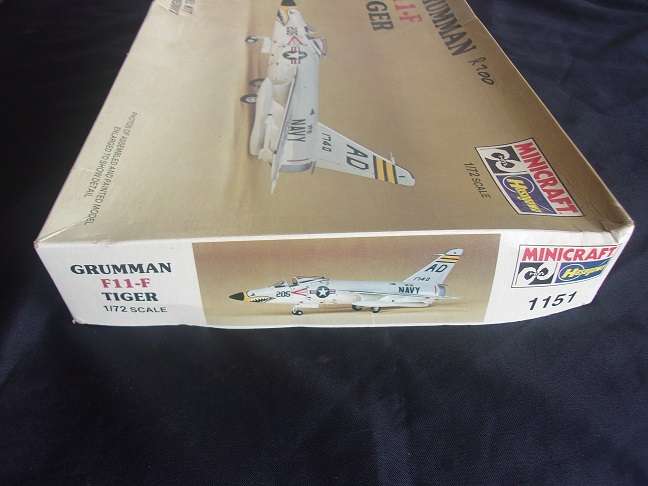 Italeri 1:72 scale Skyhawk Hot Rod & Hasegawa Grumman Tiger model plane kits for 1 bid