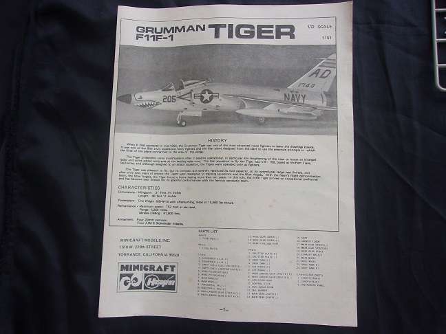 Italeri 1:72 scale Skyhawk Hot Rod & Hasegawa Grumman Tiger model plane kits for 1 bid