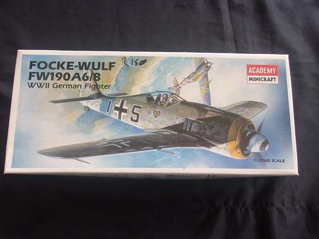 Academy 1:72 scale Focke-Wulf & Airfix McDonnell Phantom model plane kits for 1 bid