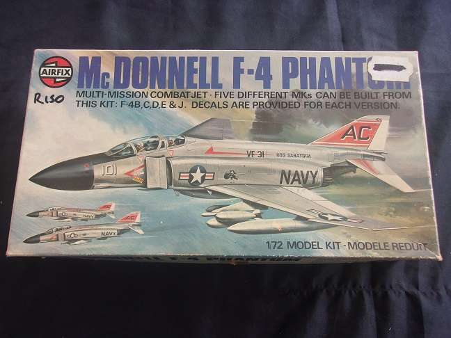 Academy 1:72 scale Focke-Wulf & Airfix McDonnell Phantom model plane kits for 1 bid