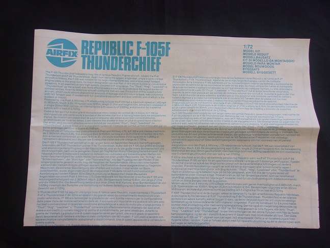 Italeri 1:72 scale Hawk & Airfix Thunderchief model plane kits for 1 bid