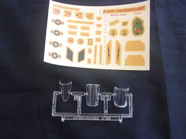 Italeri 1:72 scale Hawk & Airfix Thunderchief model plane kits for 1 bid