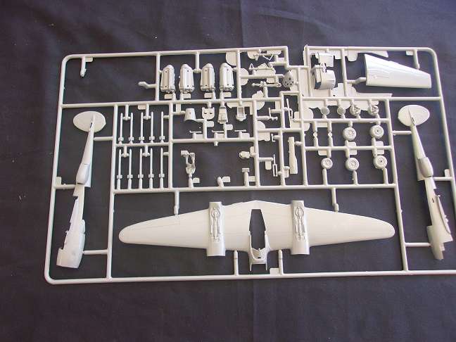 Revell 1:72 scale P-38 Lightning & Heller Supermarine Spitfire model plane kits for 1 bid