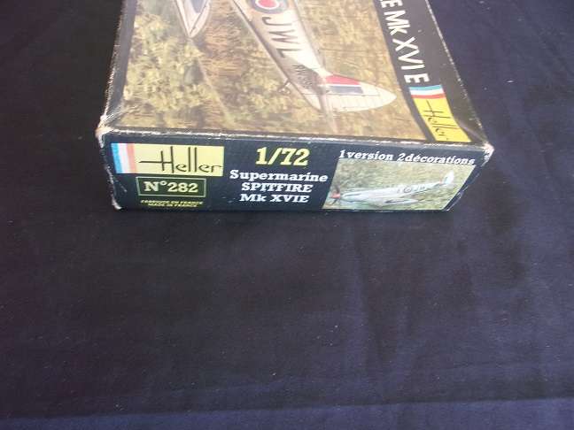 Revell 1:72 scale P-38 Lightning & Heller Supermarine Spitfire model plane kits for 1 bid