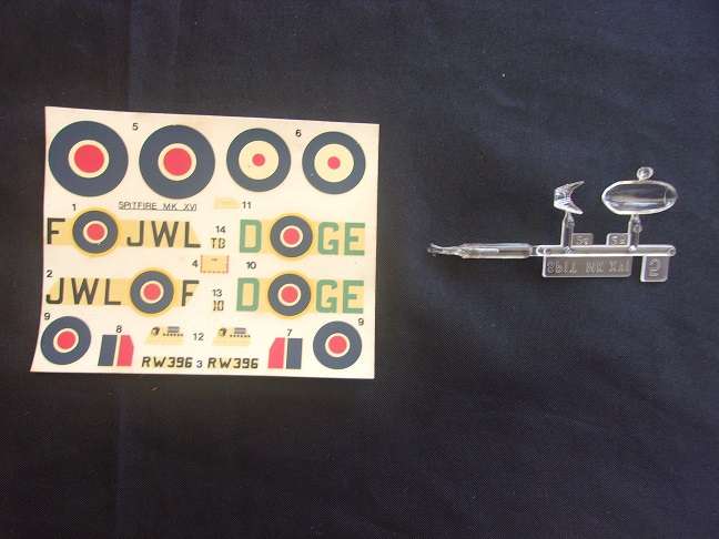 Revell 1:72 scale P-38 Lightning & Heller Supermarine Spitfire model plane kits for 1 bid