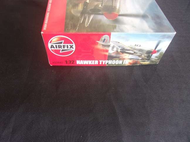 Academy 1:72 scale MIG Flogger-B & Airfix Hawker Typhoon model plane kits for 1 bid