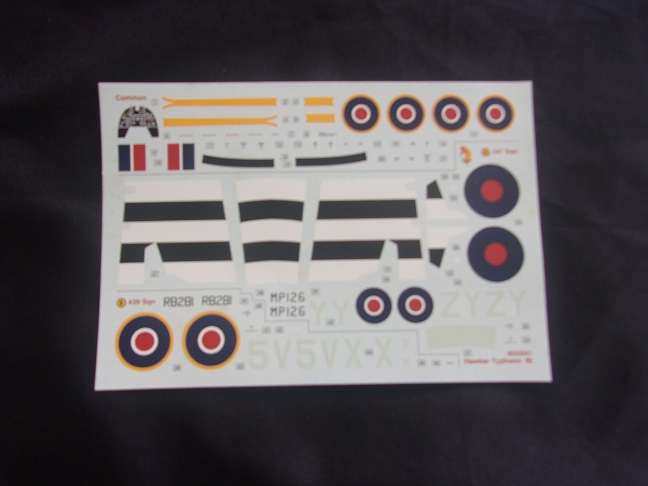 Academy 1:72 scale MIG Flogger-B & Airfix Hawker Typhoon model plane kits for 1 bid