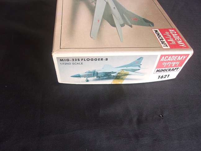 Academy 1:72 scale MIG Flogger-B & Airfix Hawker Typhoon model plane kits for 1 bid