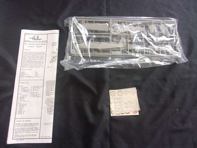 Heller 1:72 scale Dragon Rapide & "Thunderjet" model plane kits for 1 bid