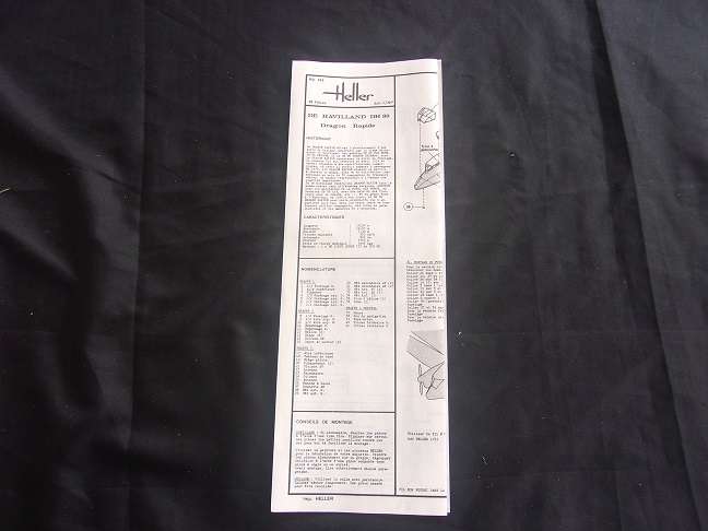 Heller 1:72 scale Dragon Rapide & "Thunderjet" model plane kits for 1 bid