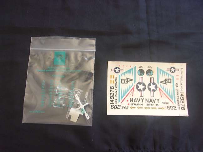 Italeri 1:72 scale Mustang Fighter & Airfix Vigilante model plane kits for 1 bid