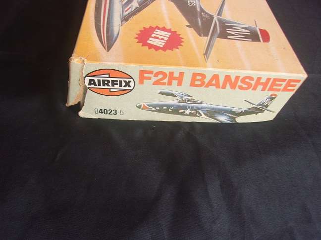 Italeri 1:72 scale Spitfire & Airfix McDonnell Banshee model plane kits for 1 bid