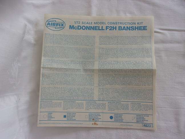 Italeri 1:72 scale Spitfire & Airfix McDonnell Banshee model plane kits for 1 bid