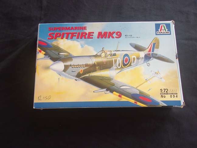 Italeri 1:72 scale Spitfire & Airfix McDonnell Banshee model plane kits for 1 bid