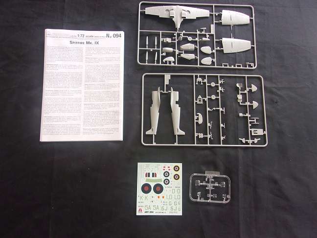 Italeri 1:72 scale Spitfire & Airfix McDonnell Banshee model plane kits for 1 bid