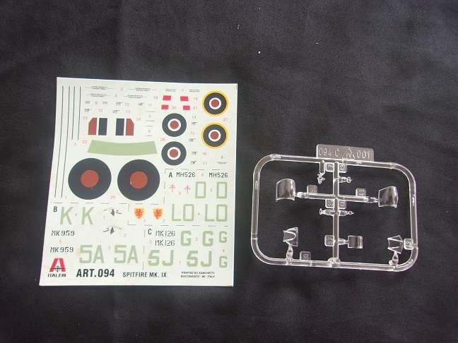 Italeri 1:72 scale Spitfire & Airfix McDonnell Banshee model plane kits for 1 bid