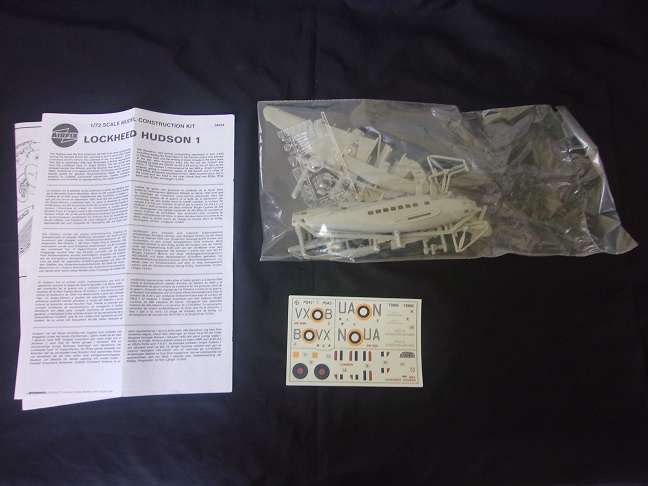 Academy 1:72 scale P-40M/N & Airfix Lockheed Hudson 1 model plane kits for 1 bid