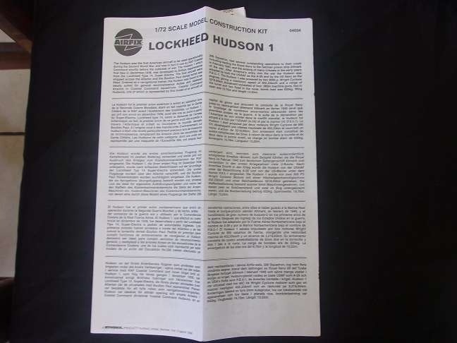 Academy 1:72 scale P-40M/N & Airfix Lockheed Hudson 1 model plane kits for 1 bid