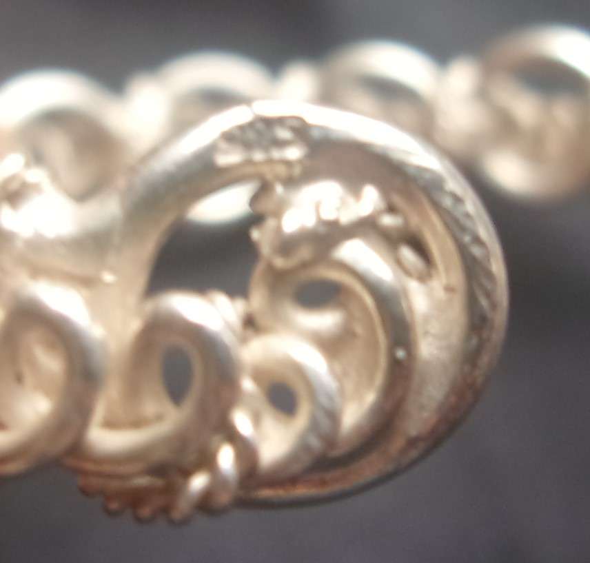 Vintage Sterling silver bracelet & 2 pairs earrings fir 1 bid - 36.3g