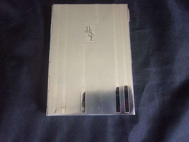 Vintage plated cigarette box, cigarette case & card box for 1 bid