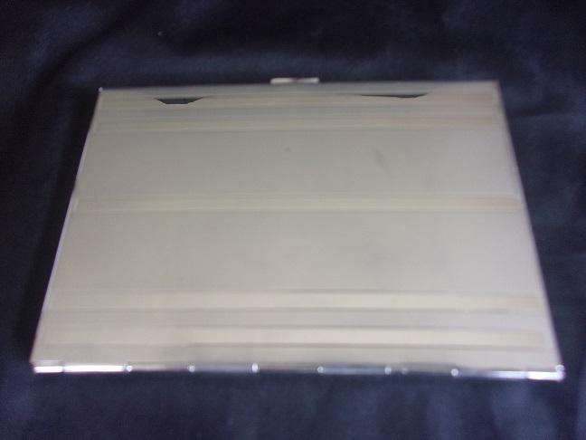 Vintage plated cigarette box, cigarette case & card box for 1 bid