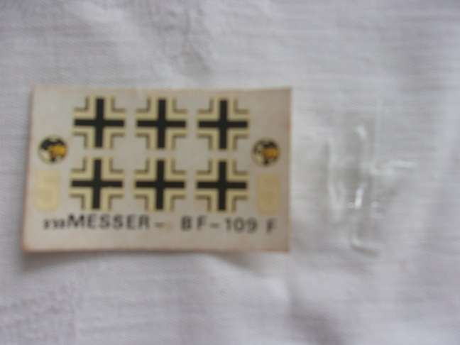 Heller 1:72 scale Messerschmitt & Airfix Hawker Hurricane model plane kits for 1 bid