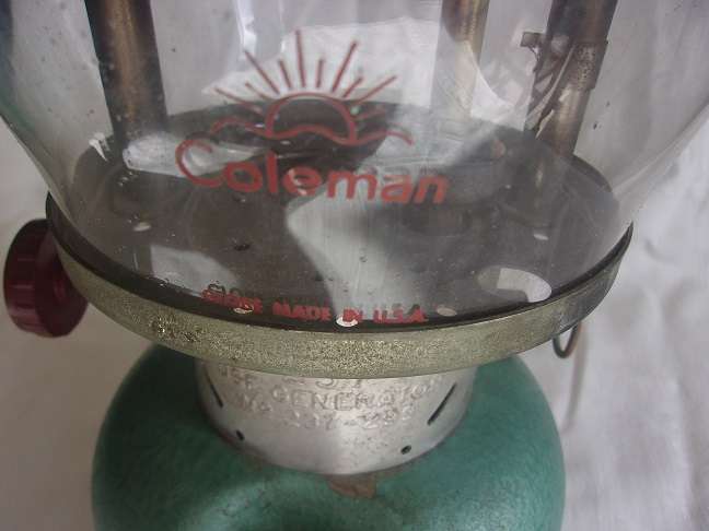 Vintage Coleman 237 pressure lantern for restoration- made in Canada
