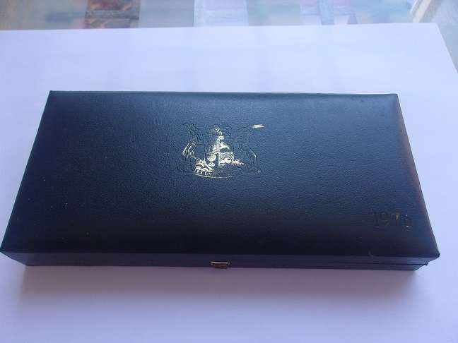 1976 SA short proof set with silver R1 in SAM box