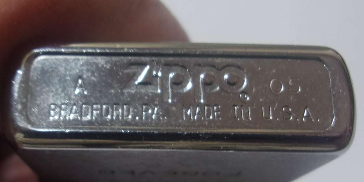 Vintage Zippo brushed steel lighter - Friends Forever