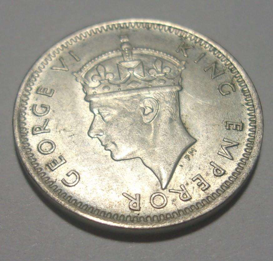 1946 silver Southern Rhodesia 3 Pence coin