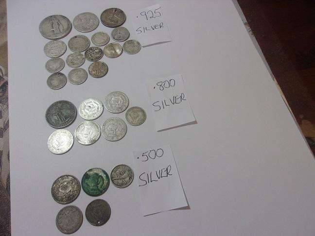 Large lot of worn silver coins for 1 bid - total 71.4g
