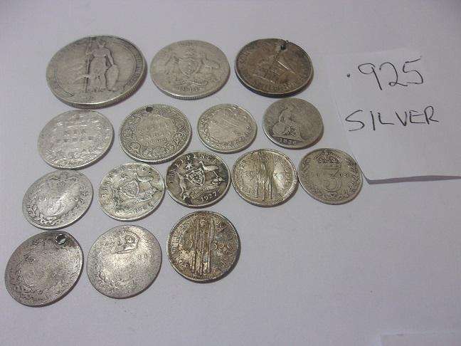 Large lot of worn silver coins for 1 bid - total 71.4g