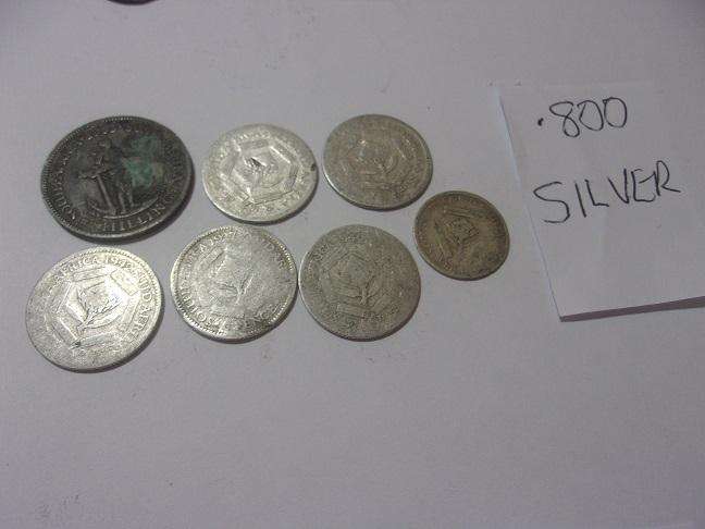 Large lot of worn silver coins for 1 bid - total 71.4g