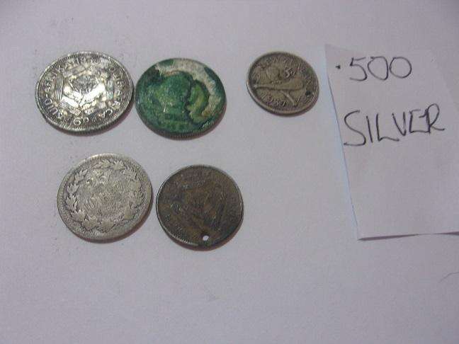 Large lot of worn silver coins for 1 bid - total 71.4g
