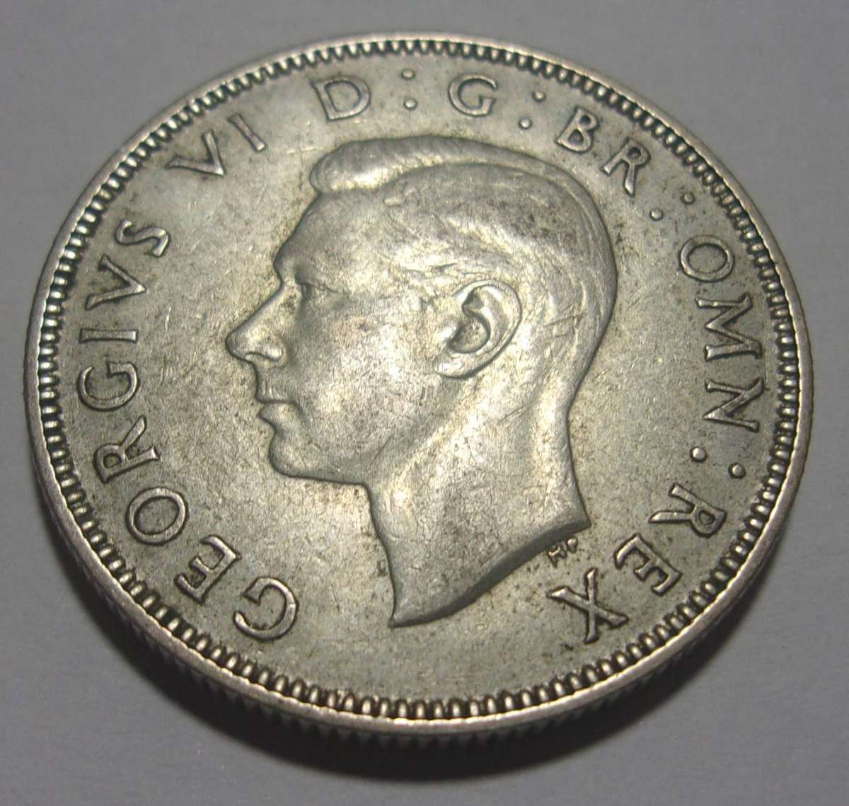 1940 British silver Florin coin