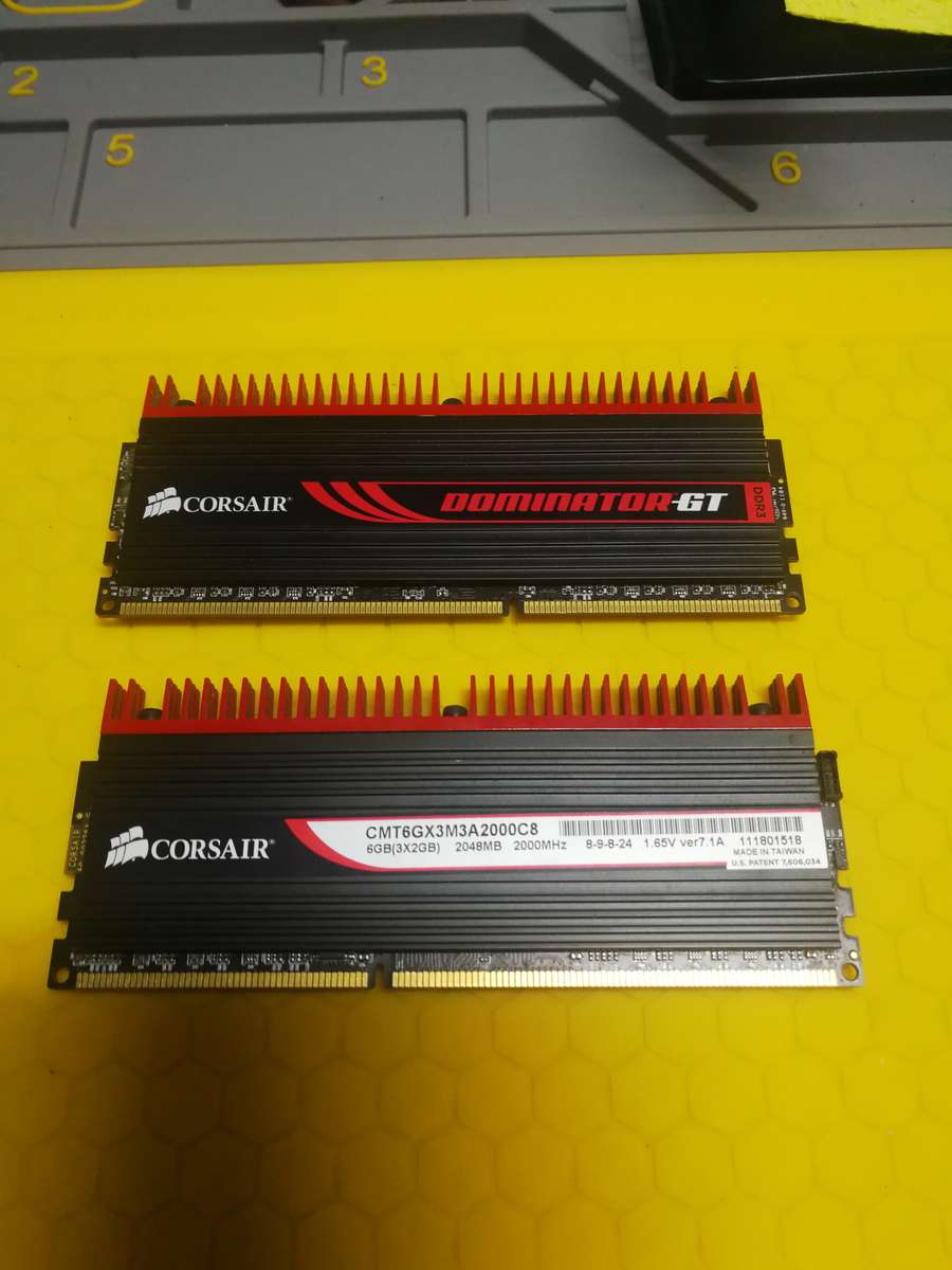 Mainboard, CPU and Ram.