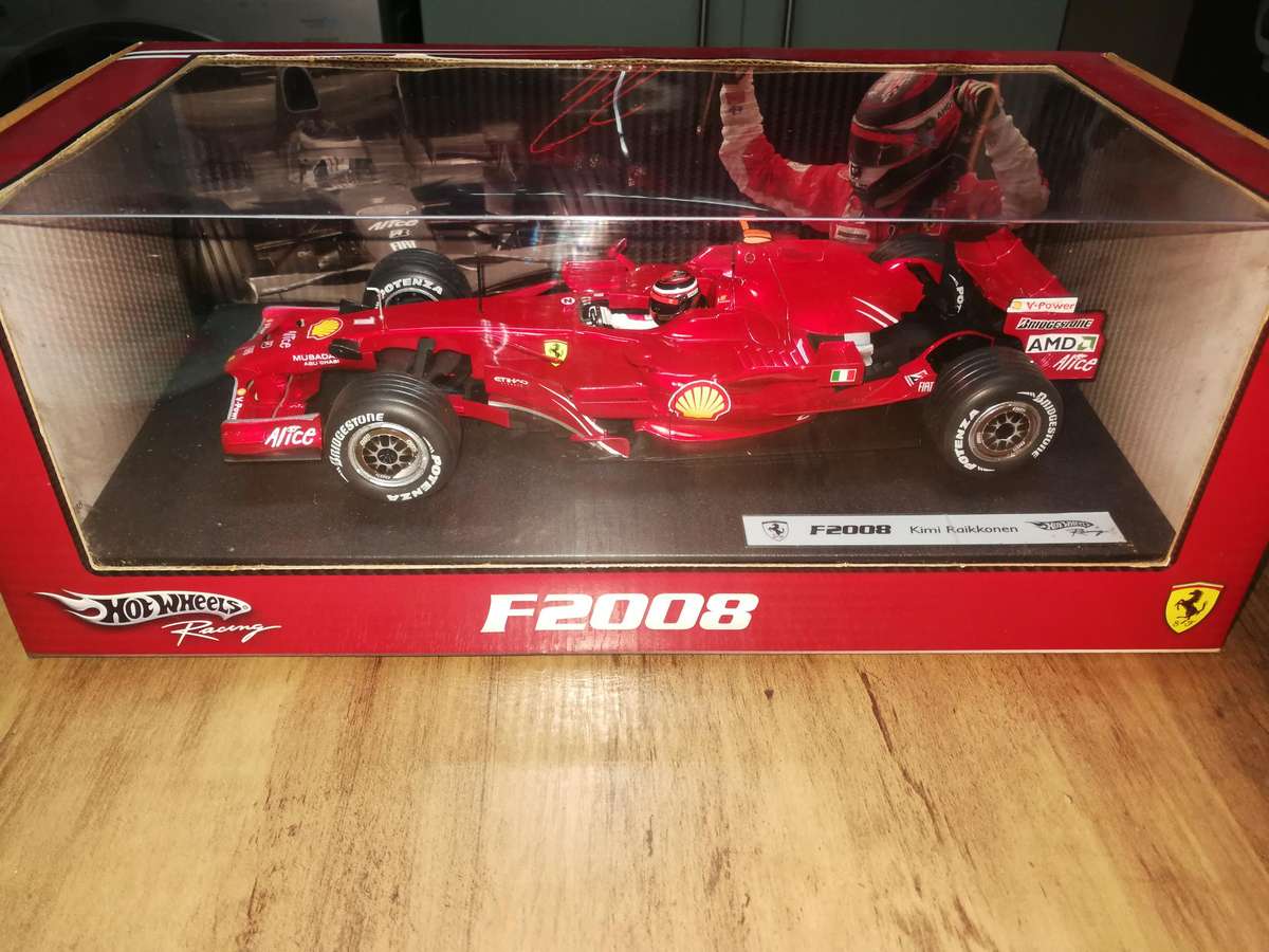 Hot Wheels F1: Ferrari F2008 Kimi Raikkonen 1/18 Scale