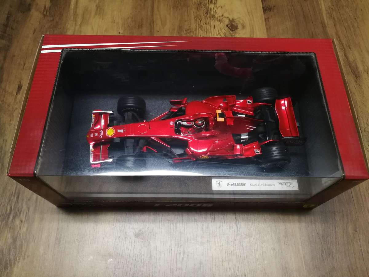 Hot Wheels F1: Ferrari F2008 Kimi Raikkonen 1/18 Scale