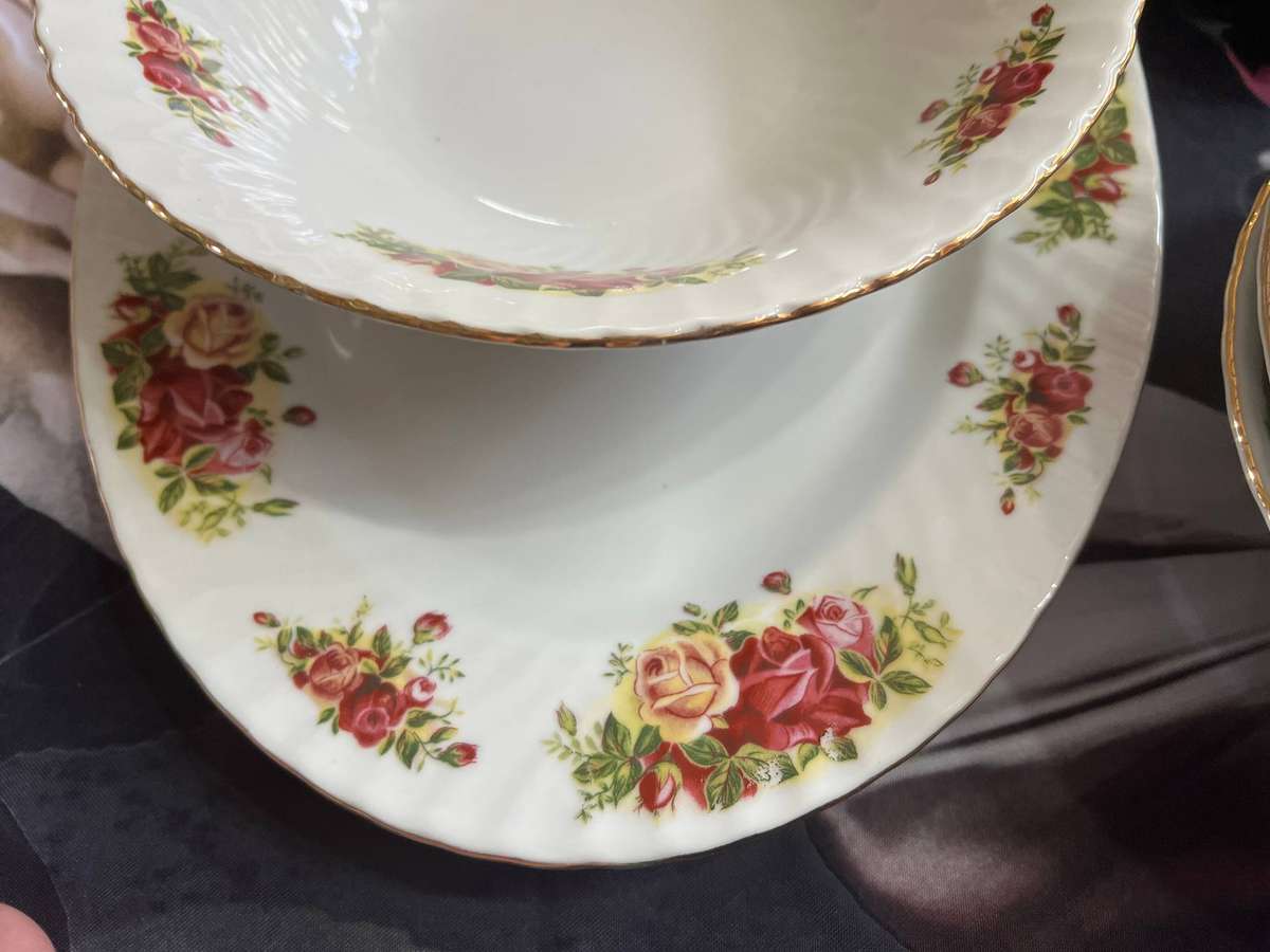 English rose tea set
