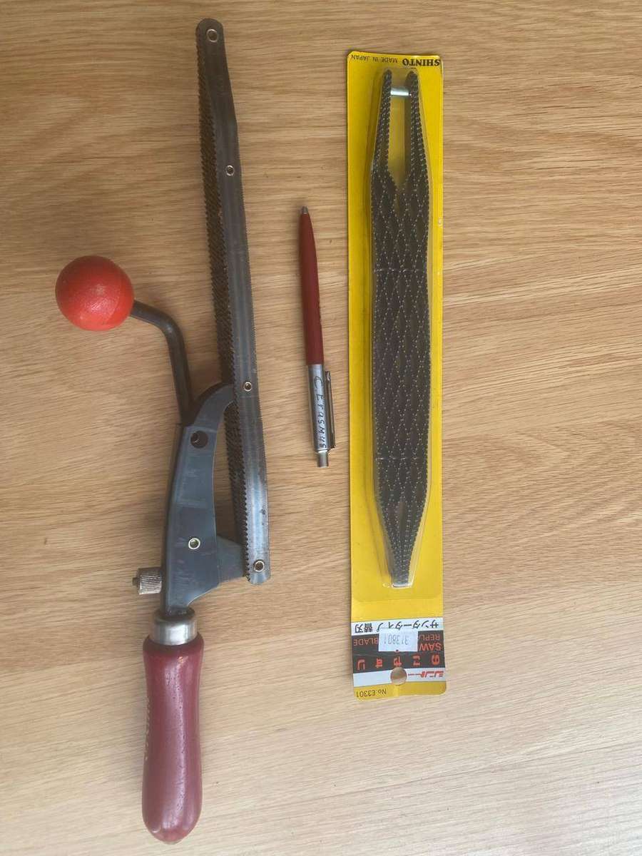 Fast Cutting Japanese Rasp, Like New with a New Spare Rasp.
